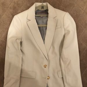 Banana Republic Womens White Blazer